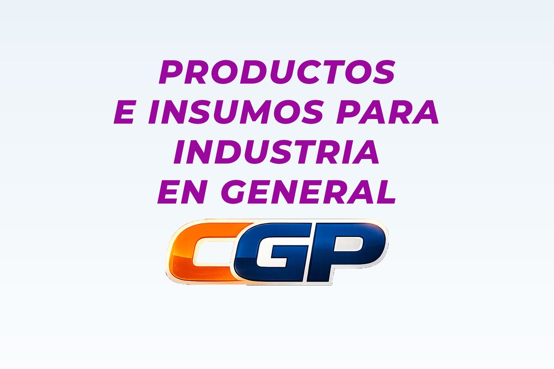 Productos e Insumos para Industria en General