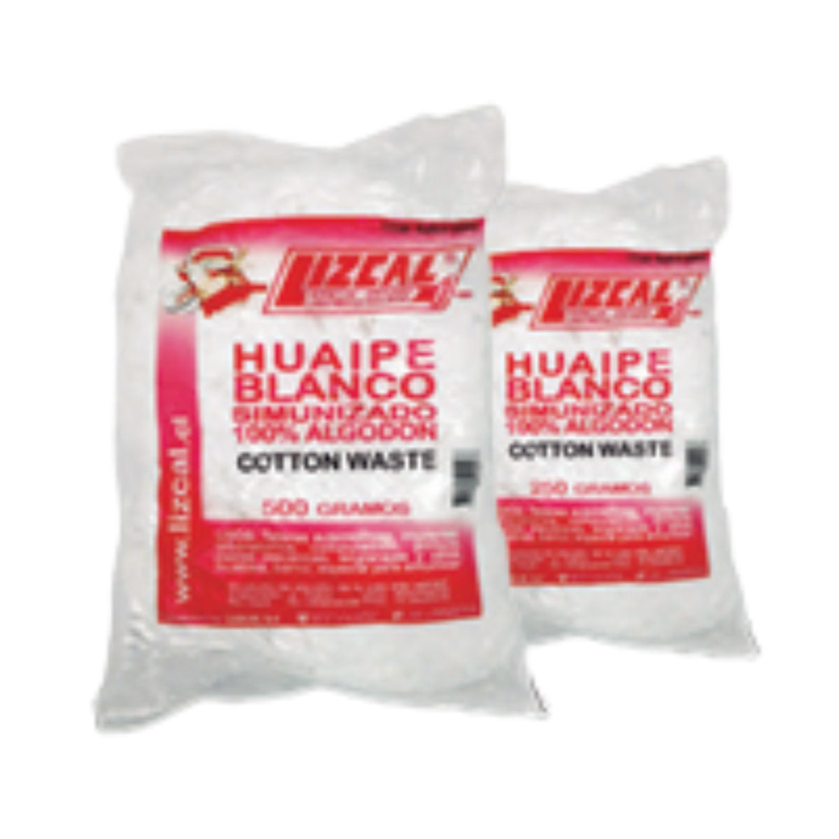 Huaipe simunizado blanco Lizcal 250 gr